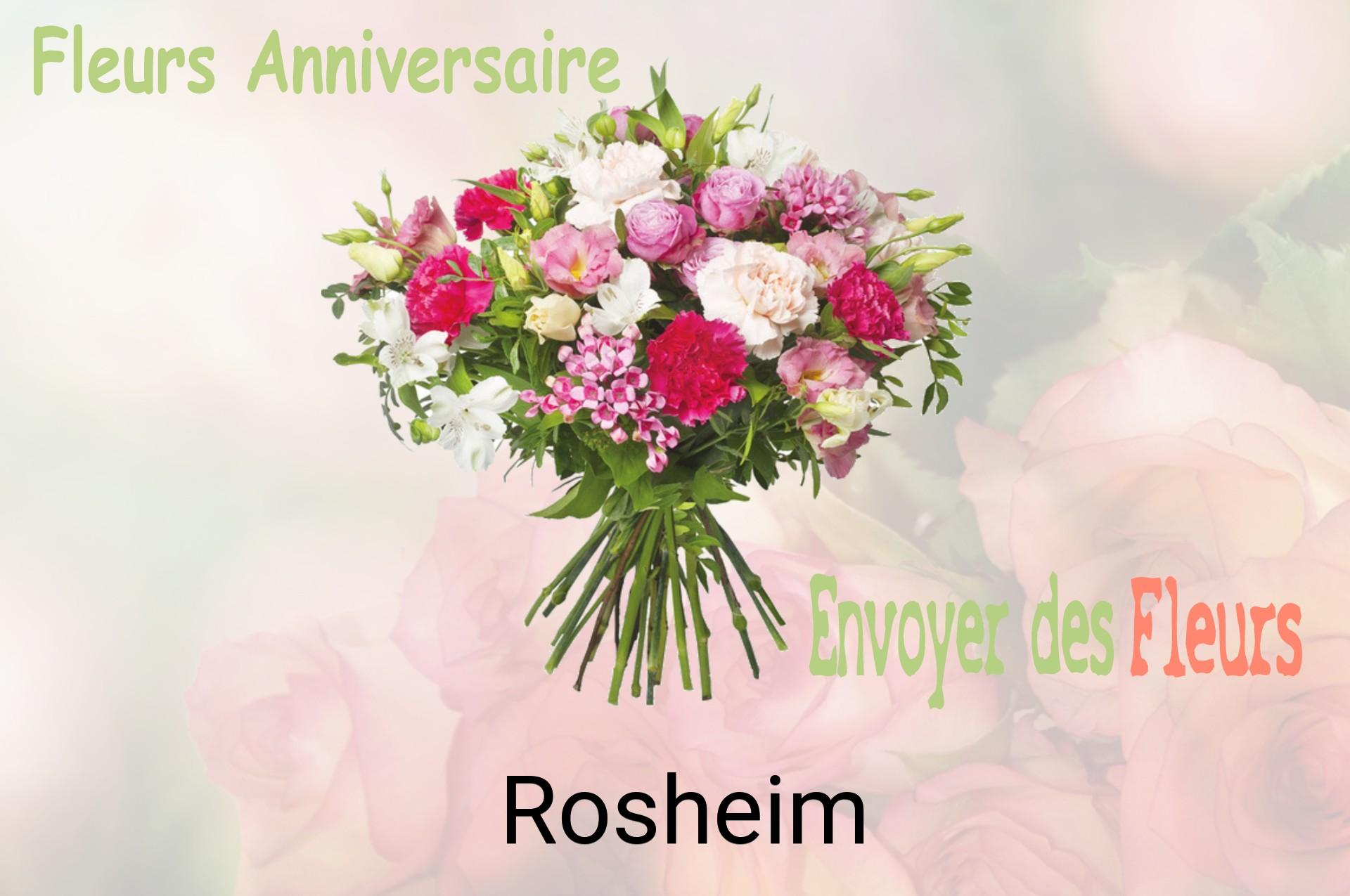 Bouquet de fleurs d’anniversaire livré à Rosheim