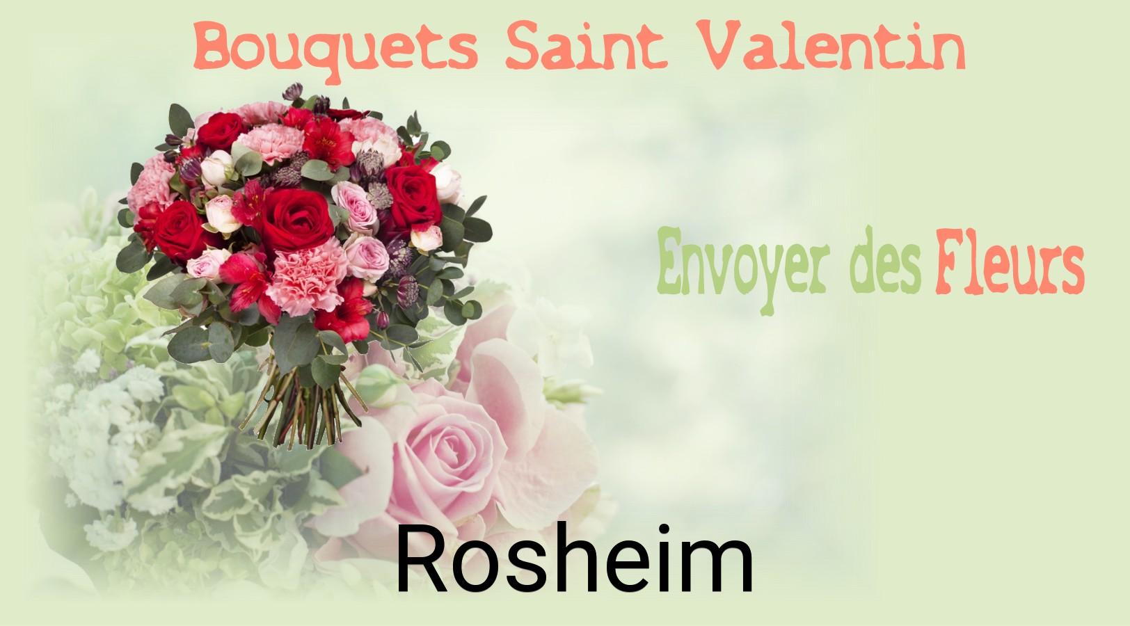 Roses de Saint-Valentin livrées à Rosheim